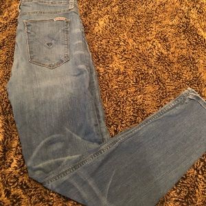 Hudson Jeans nico midrise super skinny light wash